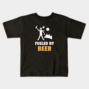 Fueled By Beer Kids T-Shirt